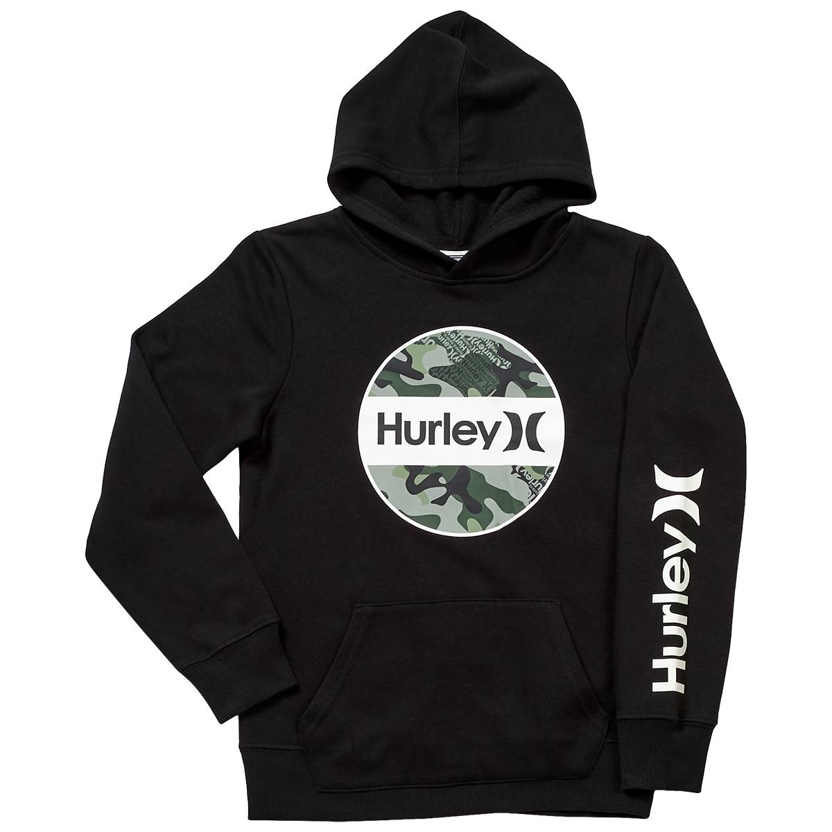 Boys (8-20) Hurley Pullover Hoodie - Black