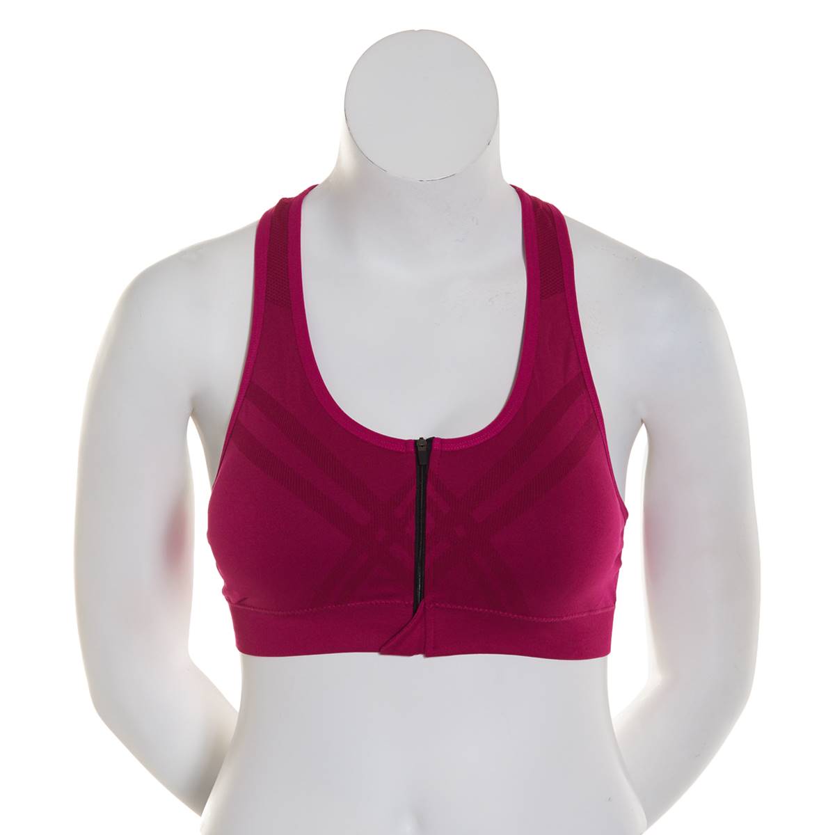 Womens Shadow Sport Medium Impact Zip Up Sports Bra