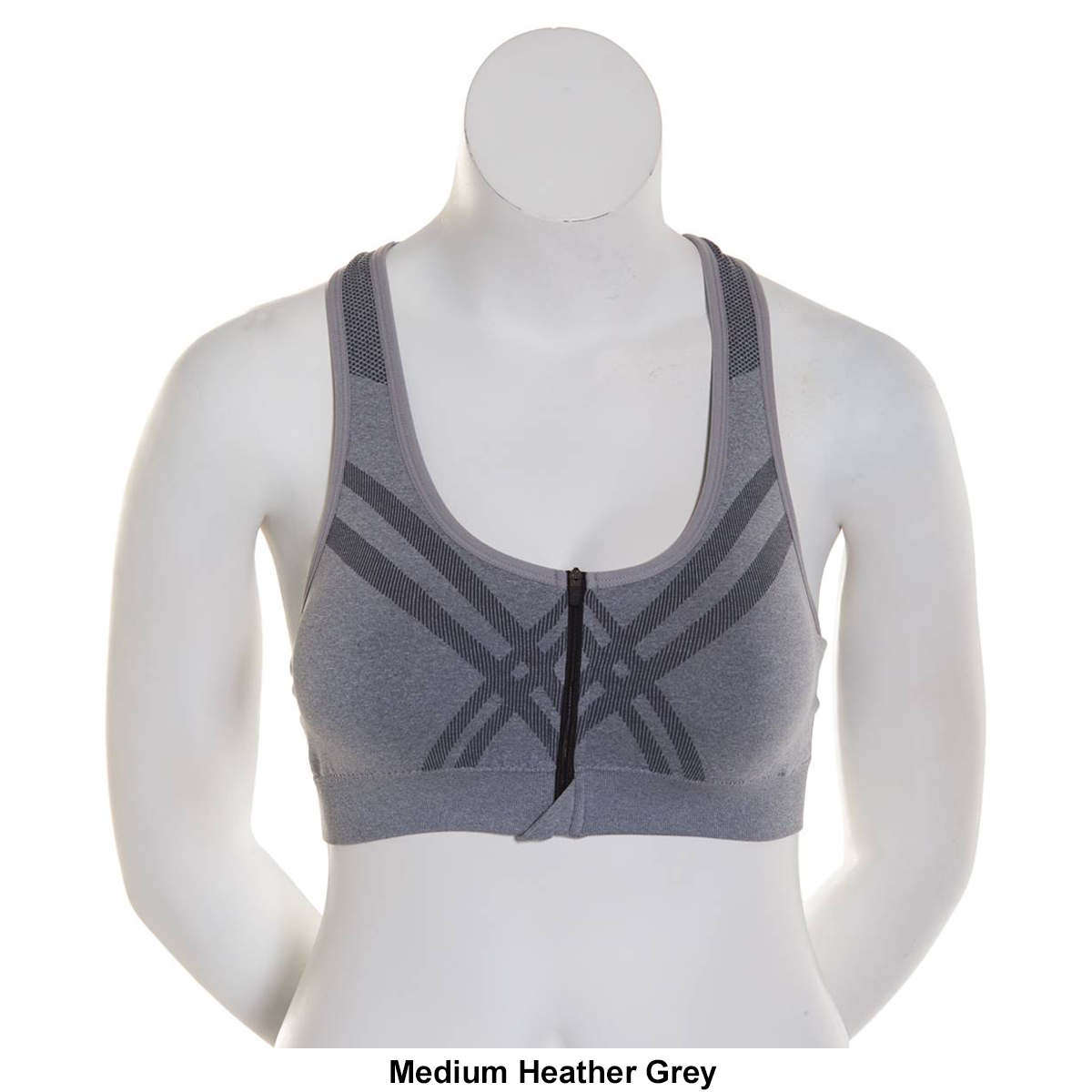 Womens Shadow Sport Medium Impact Zip Up Sports Bra