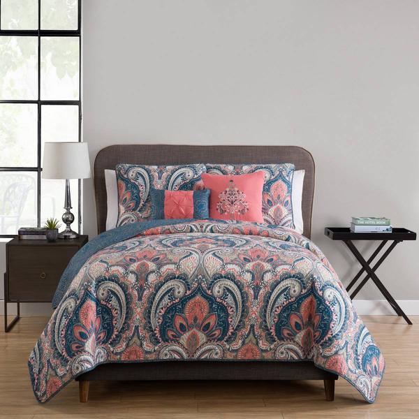 VCNY Home Casa Real Reversible 5pc. Quilt Set