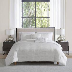 Tahari Home Marguerite 5pc. Grey Jacquard Comforter Set