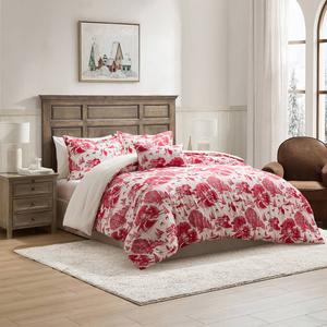 Hallmark Red Toile 4pc. Holiday Comforter Set alternate view