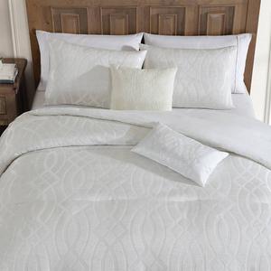 Tahari Home Trellia 5pc. Grey Trellis Jacquard Comforter Set alternate view