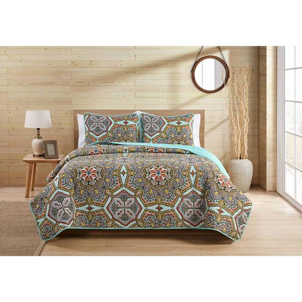 VCNY Home Yara Reversible Medallion 3pc. Quilt Set alternate view