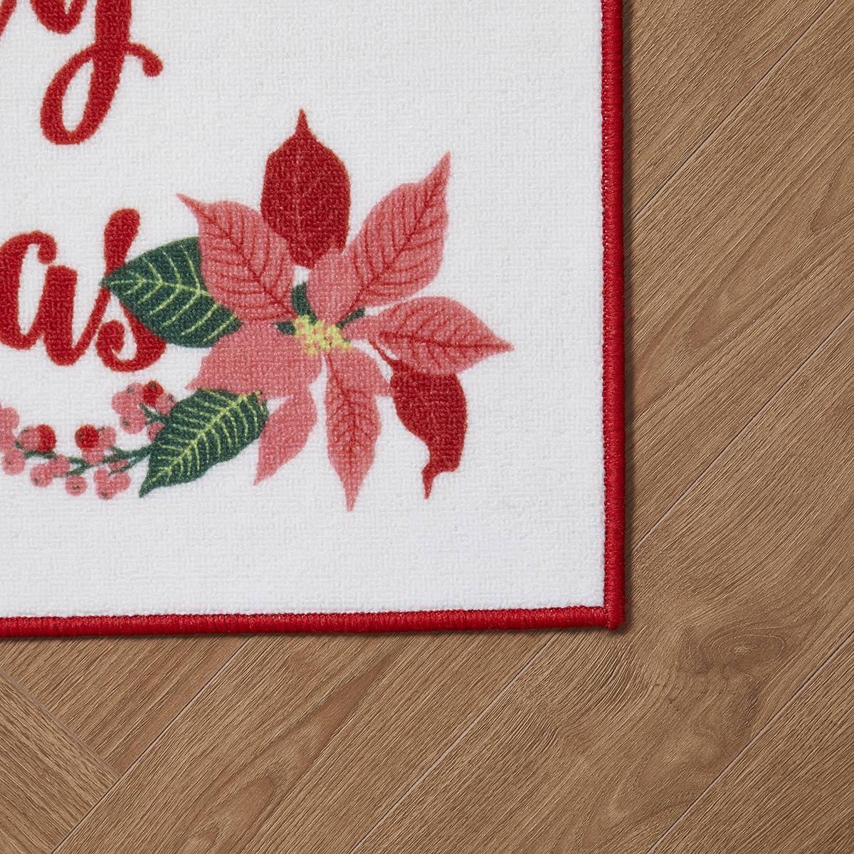 VCNY Home Merry Christmas Holiday Indoor Scatter Rug