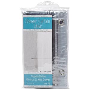 PVC Clear Shower Liner alternate view