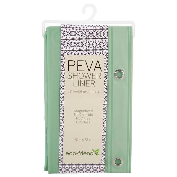 Sultan's Linens PEVA Shower Curtain Liner alternate view