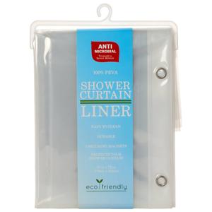 Peva Sli Antimicrobial Clear Shower Curtain Liner