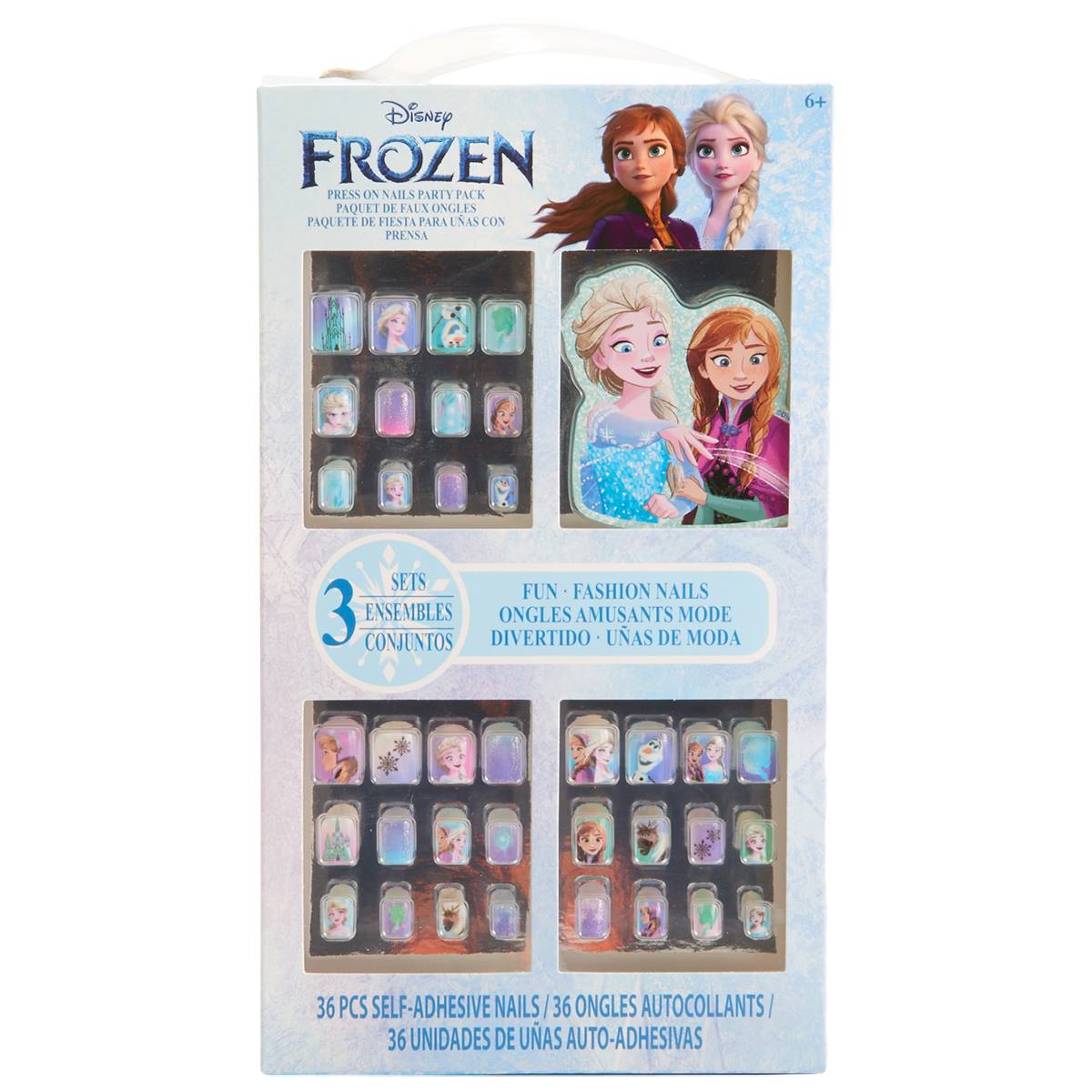 Girls Disney Frozen 36pc. Press On Nails Set