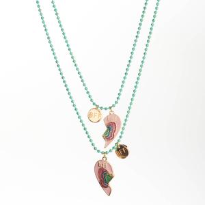 Kids Lil' Ashley 2pc. BFF Butterfly & Half Heart Necklace Set