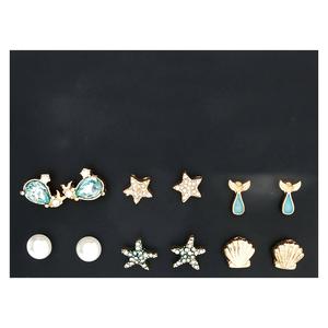Kids Lil' Ashley 6pr. Under the Sea Stud Earrings Set