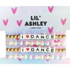 Kids Lil' Ashley 4pc. Pastel Beaded Friends Dance Bracelet Set