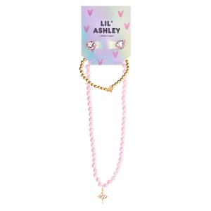 Kids Lil' Ashley 3pc. Ballerina/Star/Hearts Jewelry Set
