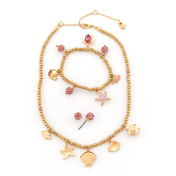 Kids Lil' Ashley 3pc. Under the Sea Charm Jewelry Set