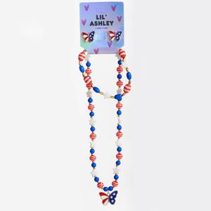 Kids Lil' Ashley Butterfly Charm Necklace/Earrings/Bracelet Set alternate view