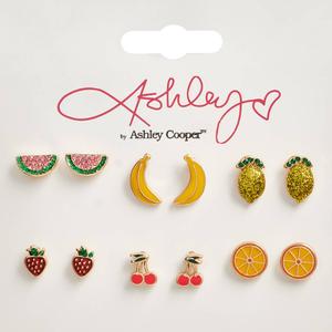Ashley Fruit Design Earring Set