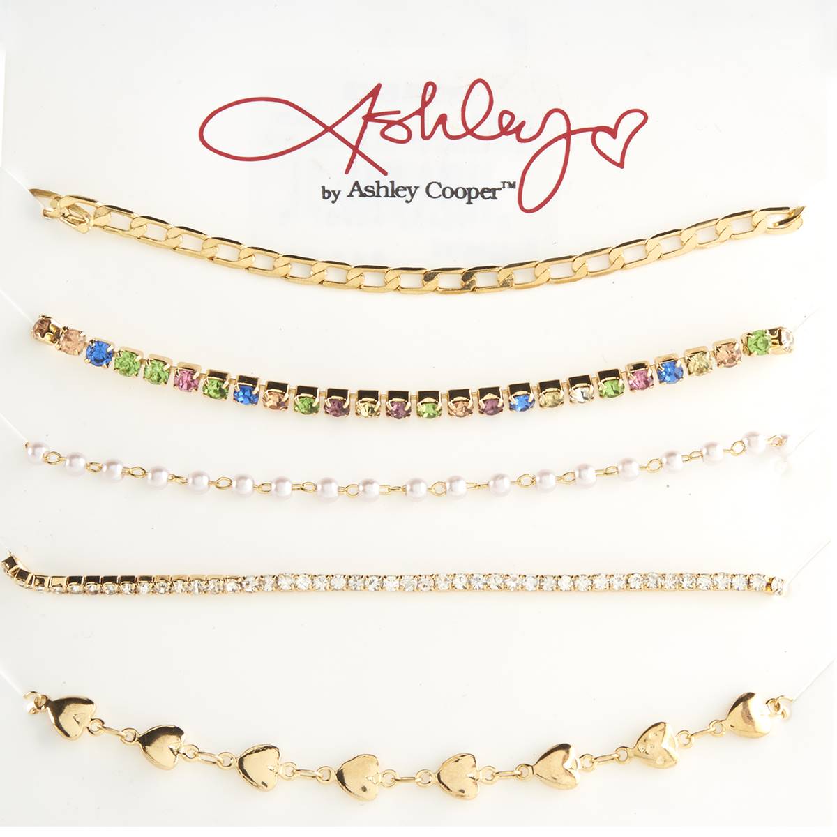 Ashley 5pc. Gold-Tone Bracelets Set