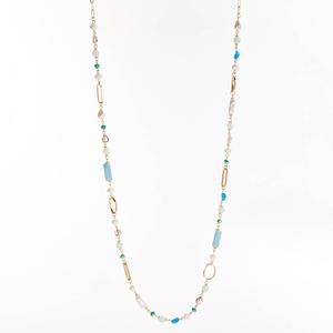 Ashley Cooper(tm) Chain Link Beaded Layered Necklace