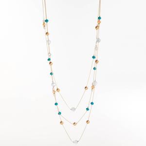 Ashley Cooper(tm) Chain Strands Beaded Layered Necklace