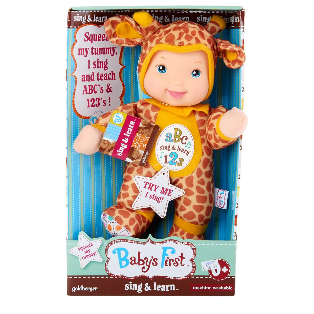 Goldberger Baby's First(tm)  Sing And Learn Giraffe