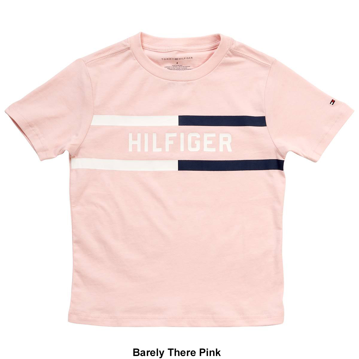 Boys (4-7) Tommy Hilfiger Chest Bar Short Sleeve Tee