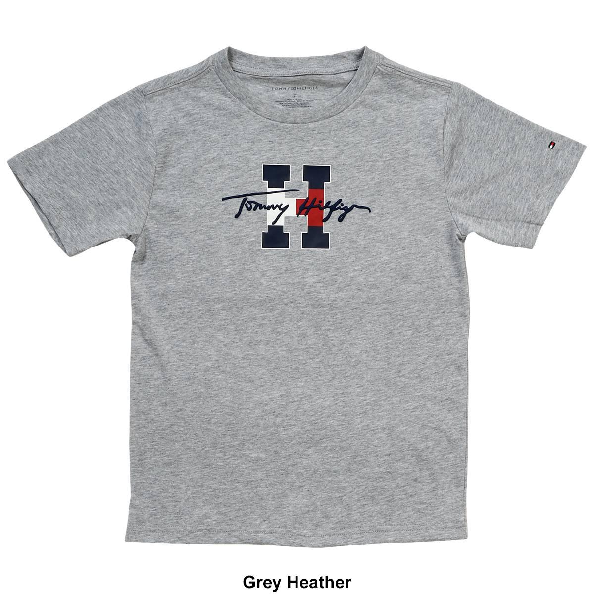 Boys (4-7) Tommy Hilfiger Script Short Sleeve Tee