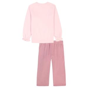 Girls (4-6x) Kids Headquarters(R) 2pc. Heart Top & Velour Pants Set alternate view