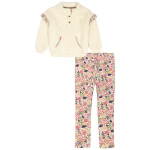 Baby Girl (12-24M) Kids Headquarters(R) Sherpa Top & Leggings Set