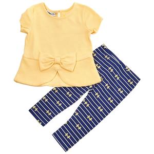 Girls (4-6x) Kids Headquarters(R) 2pc. Bow Front Top & Leggings Set