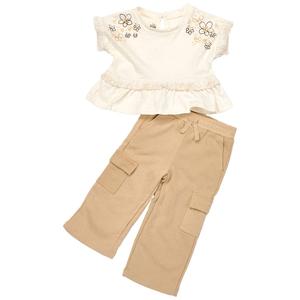 Baby Girl (12-24M) Kids Headquarters(R) Flower Top & Pants Set