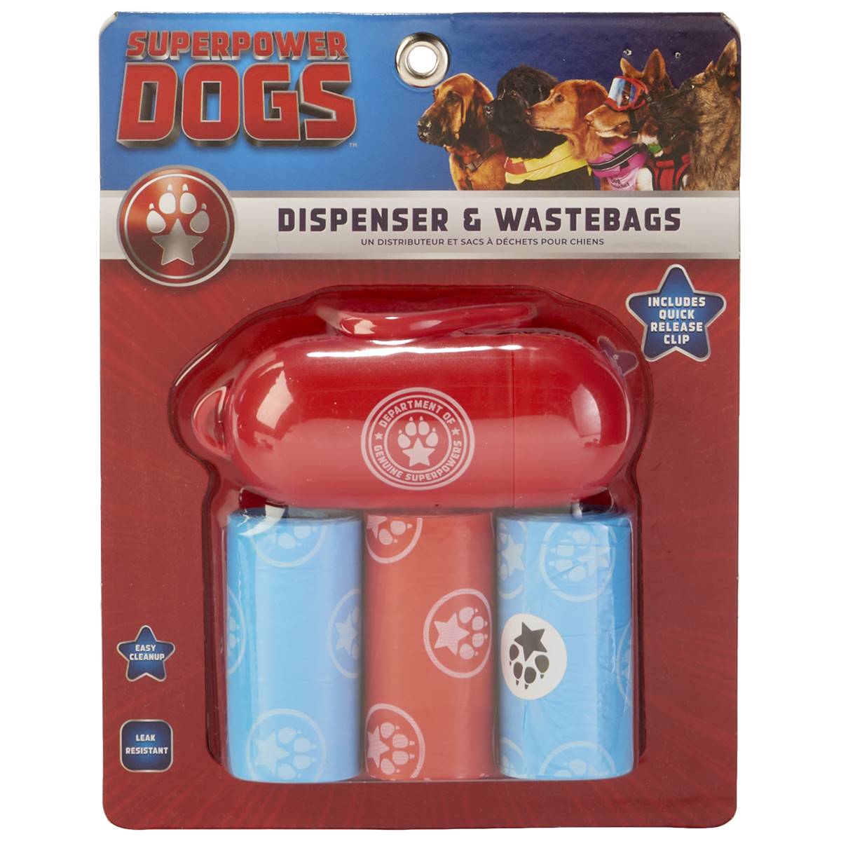 SuperPower Dogs Dispenser & Waste Bags