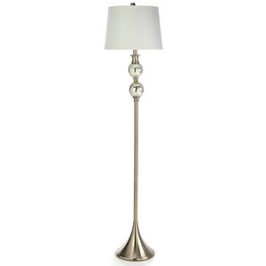 2 Crackle Ball Floor Lamp