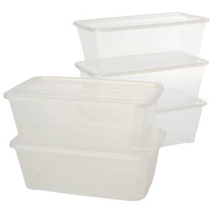 5pk. 6qt. Stackable Shoe Boxes