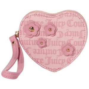 Womens Juicy Couture Juicy Bouquet Heart Zip Around Wristlet alternate view