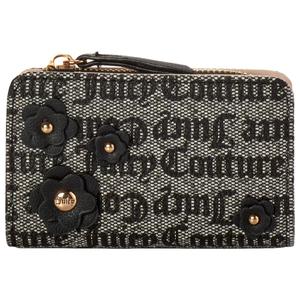 Womens Juicy Couture Floral Double Snap Pouch Wallet