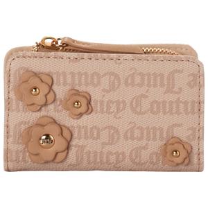 Womens Juicy Couture Floral Double Snap Pouch Wallet