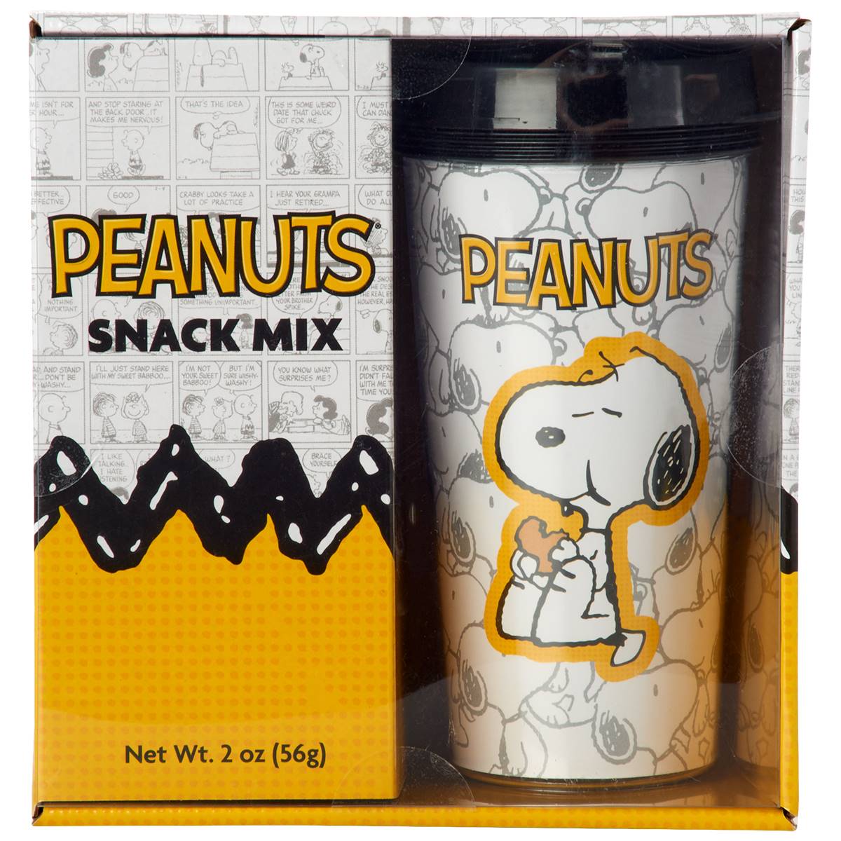 Peanuts Travel Tumbler W/ Snack Mix