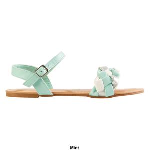 Womens Chatties Braided Strap Slingback Sandals alternate view