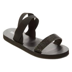 Womens Fifth & Luxe Rhinestone Slide Sandals with Backstrap