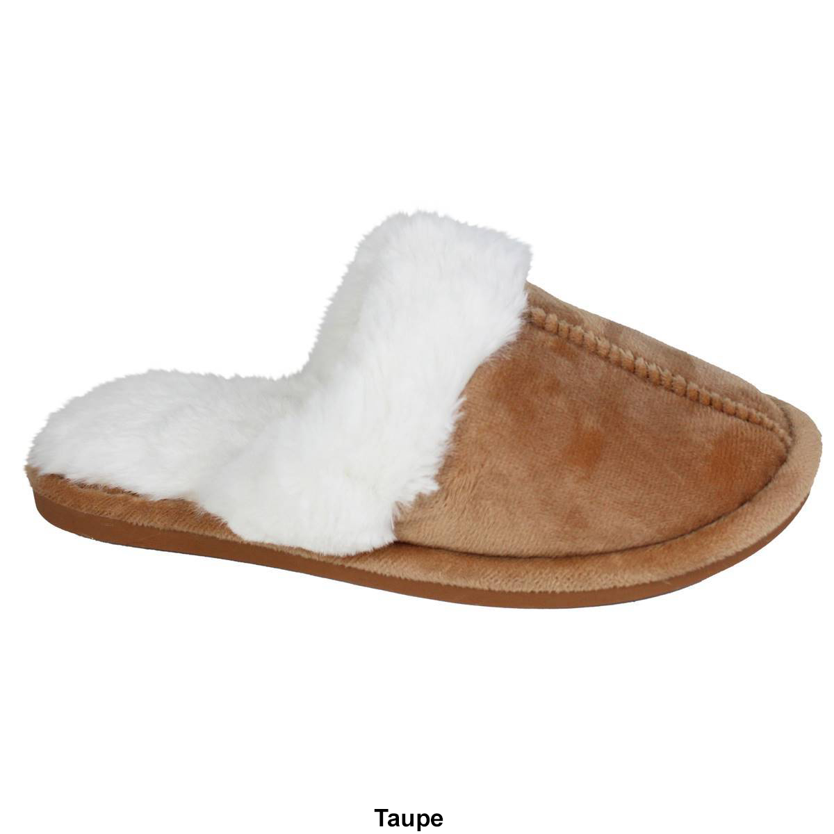 Womens Gold Toe(R) Velour Slide Slippers