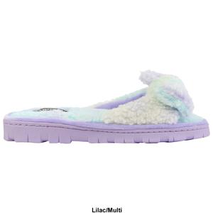 Womens Kensie Sherpa Tie Dye Knotted Slide Slippers alternate view