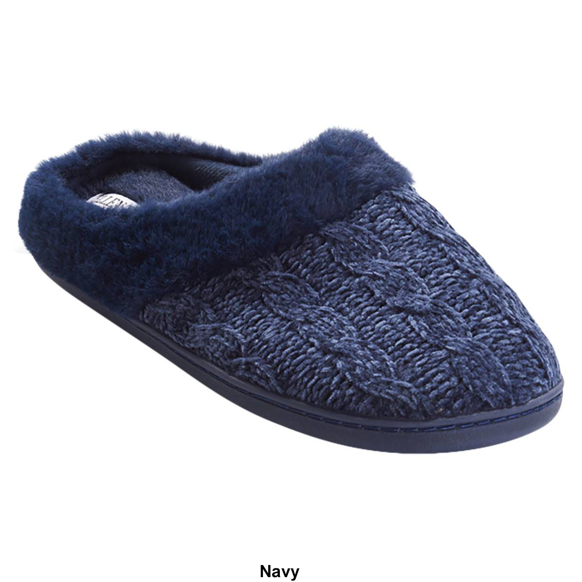 Womens Ellen Tracy Chenille Clog Slippers