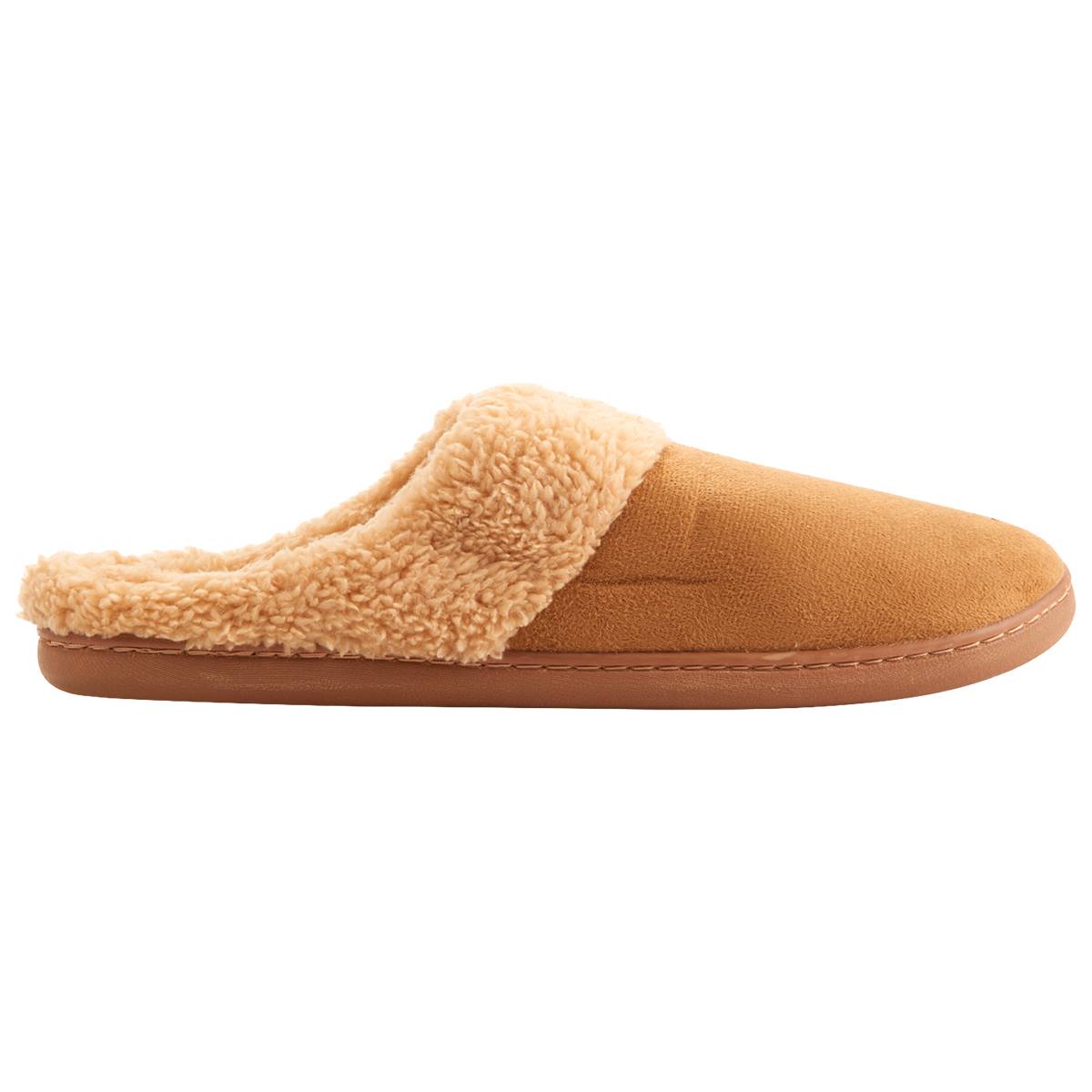 Womens Gold Toe(R) Microsuede Clog Slippers