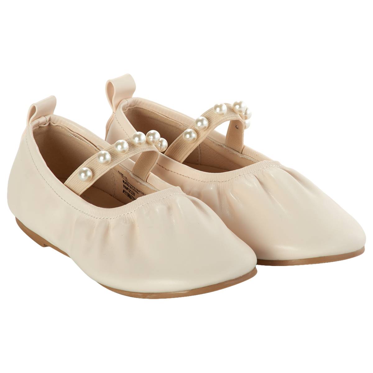 Little Girls Vince Camuto Pearl Embellished Ballet Flats