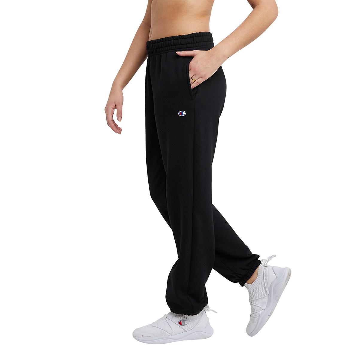 Womens Champion(R) Powerblend Fleece Boyfriend Sweatpants