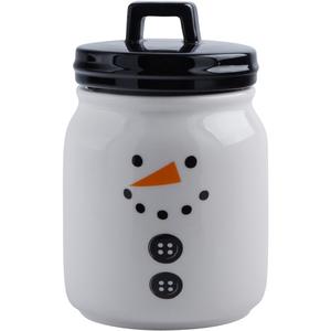 Home Essentials 1.5qt. Snowman Face Cookie Jar