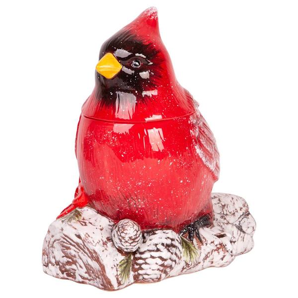 Home Essentials Red Cardinal Cookie Jar
