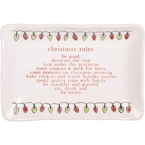 Home Essentials Christmas Wishes Giving Plate