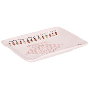 Home Essentials Christmas Wishes Giving Plate alternate view