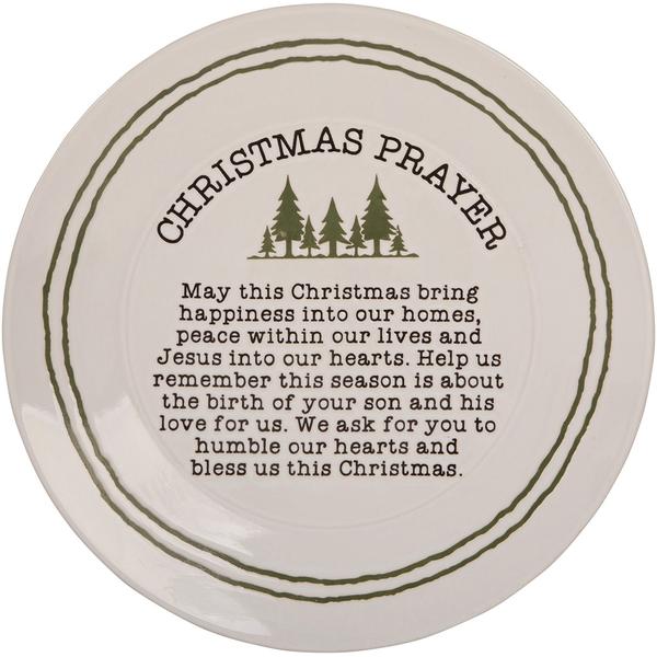 Home Essentials Christmas Prayer Giving Plate